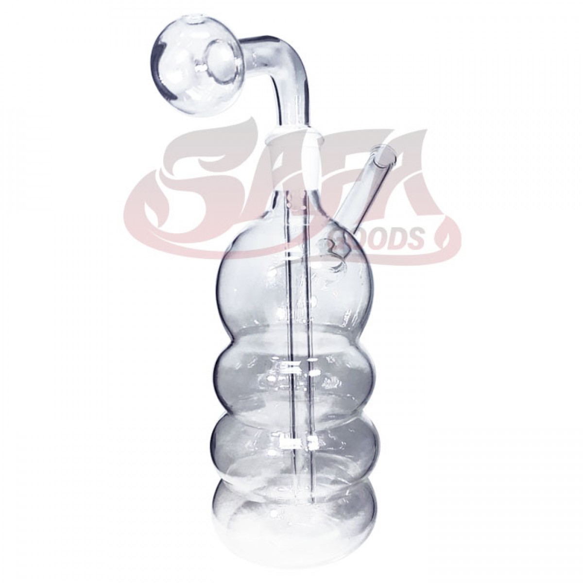 6 Inch Glass on Glass Water Pipes - Oil Burners